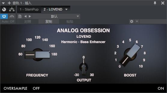 低音增强器 – Analog Obsession – Lovend (Harmonic Bass Enhancer) v1.0 for Win/Mac