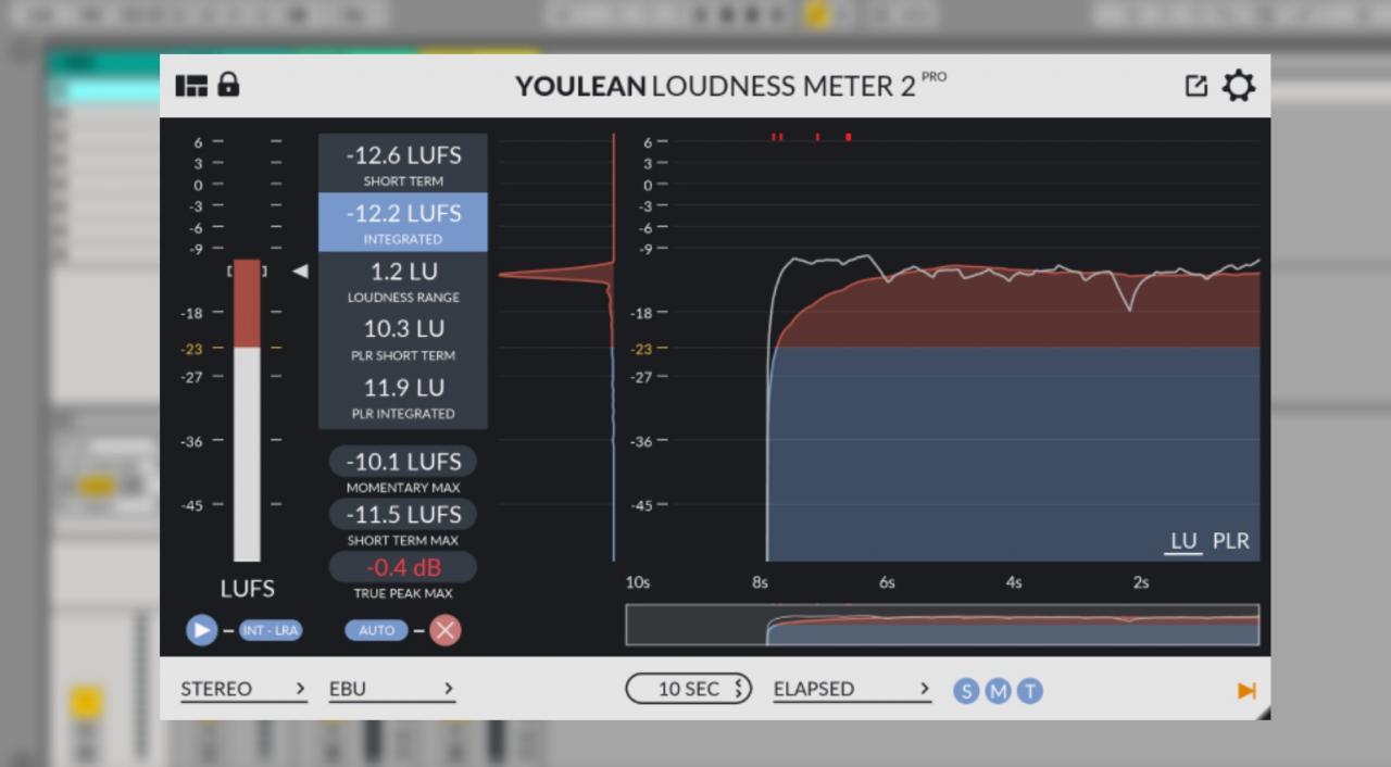 混音效果器 – Youlean Loudness Meter Pro 2 v2.1.1 for Win