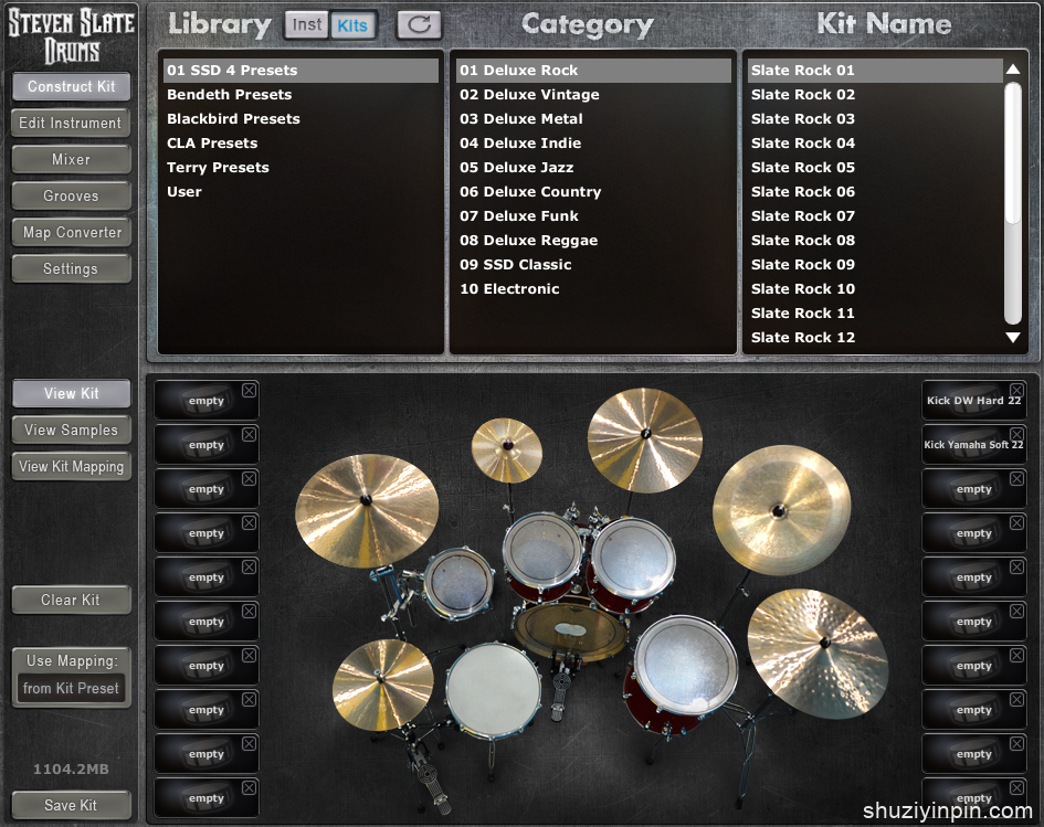 SSD板岩鼓 – Steven Slate Drums Platinum 4 for Win/Mac