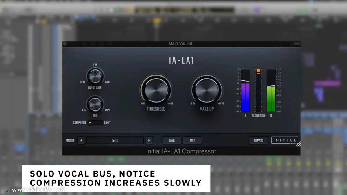 IA-LA1压缩器插件 – Initial Audio IA-LA1 Compressor v1.0.3 for Win/Mac