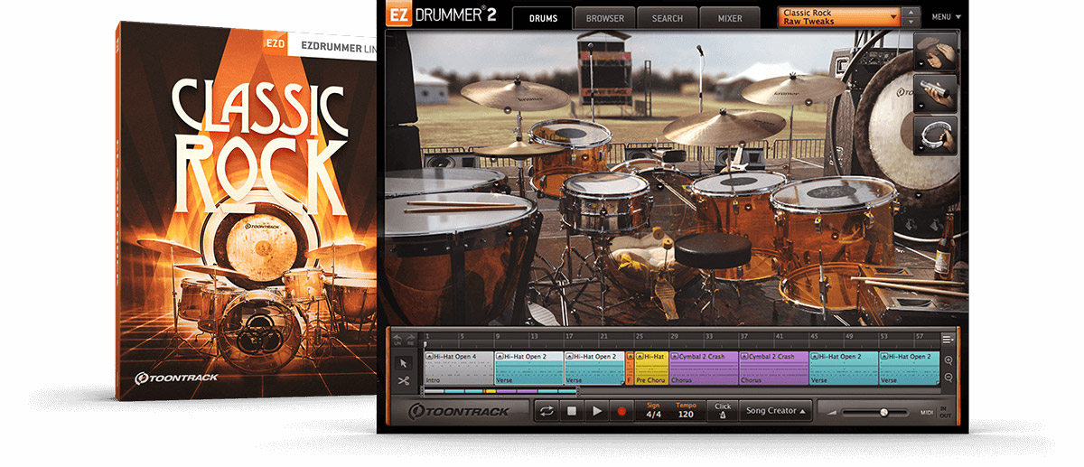[Super Drummer3 扩展] Toontrack Classic Rock EZX v1.0.0 WiN/OSX