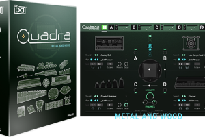 4 部分多乐器和音序设计器 – UVI Soundbank Quadra – Metal and Wood v1.0.0 for Falcon