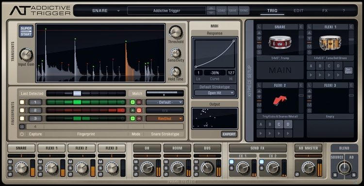 XLN Audio Addictive Trigger Drum Replacement Plug-in | Sweetwater