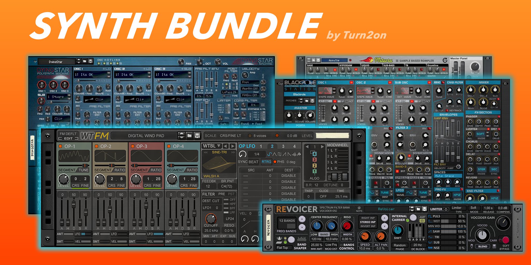 Turn2on Synth Bundle | Synth Bundle | Shop | Reason Studios