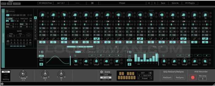 HY-SEQ32 Free by HY Plugins Free Step Sequencer VST Host Download