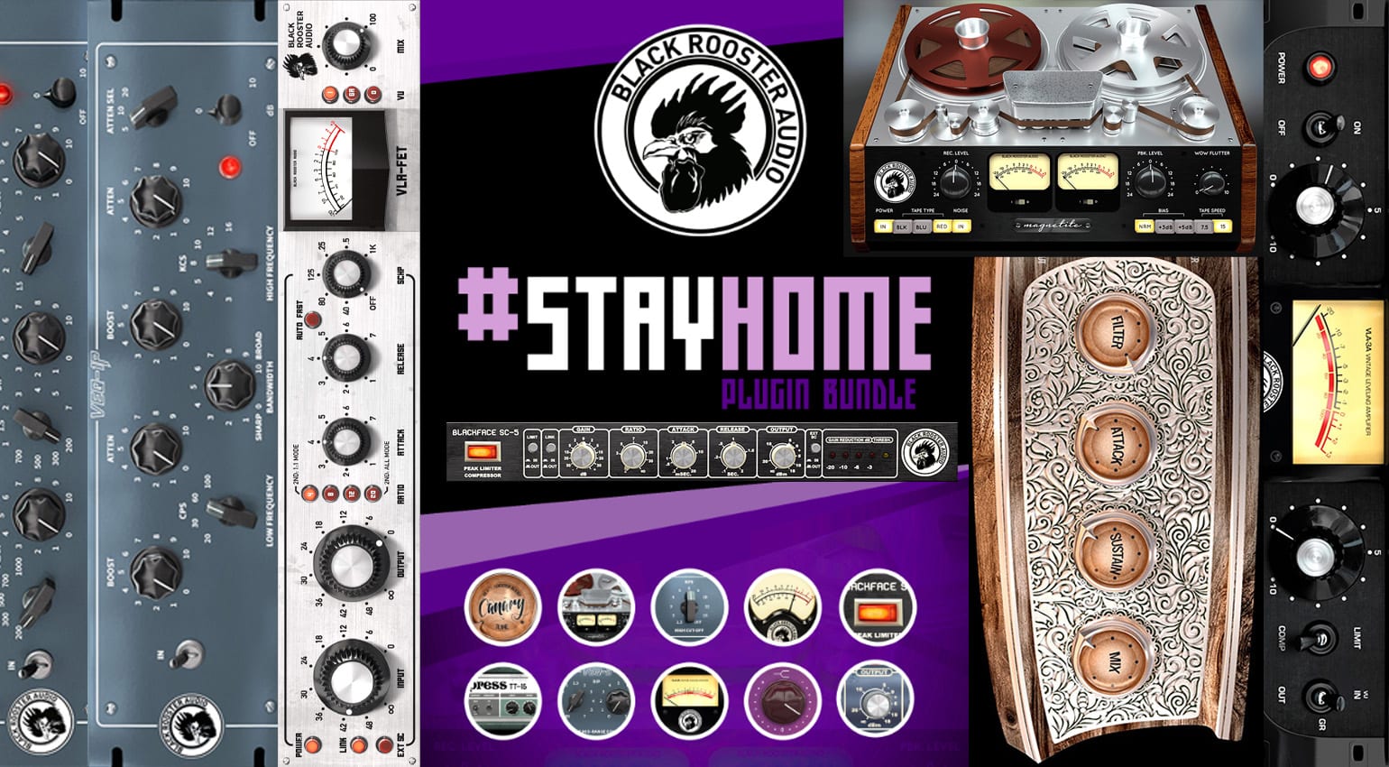 Deal: Black Rooster Audio #StayHome bundle – 90% off all plug-ins - gearnews.com