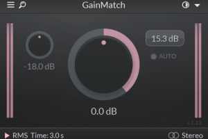 响度匹配器插件 – Letimix GainMatch v1.40 WIN MAC
